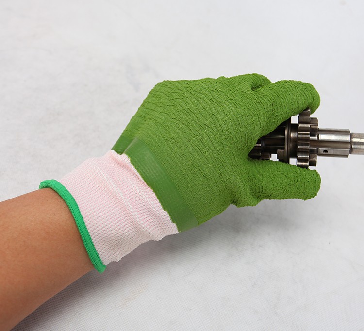 星宇L568波浪紋浸膠勞保手套圖片10