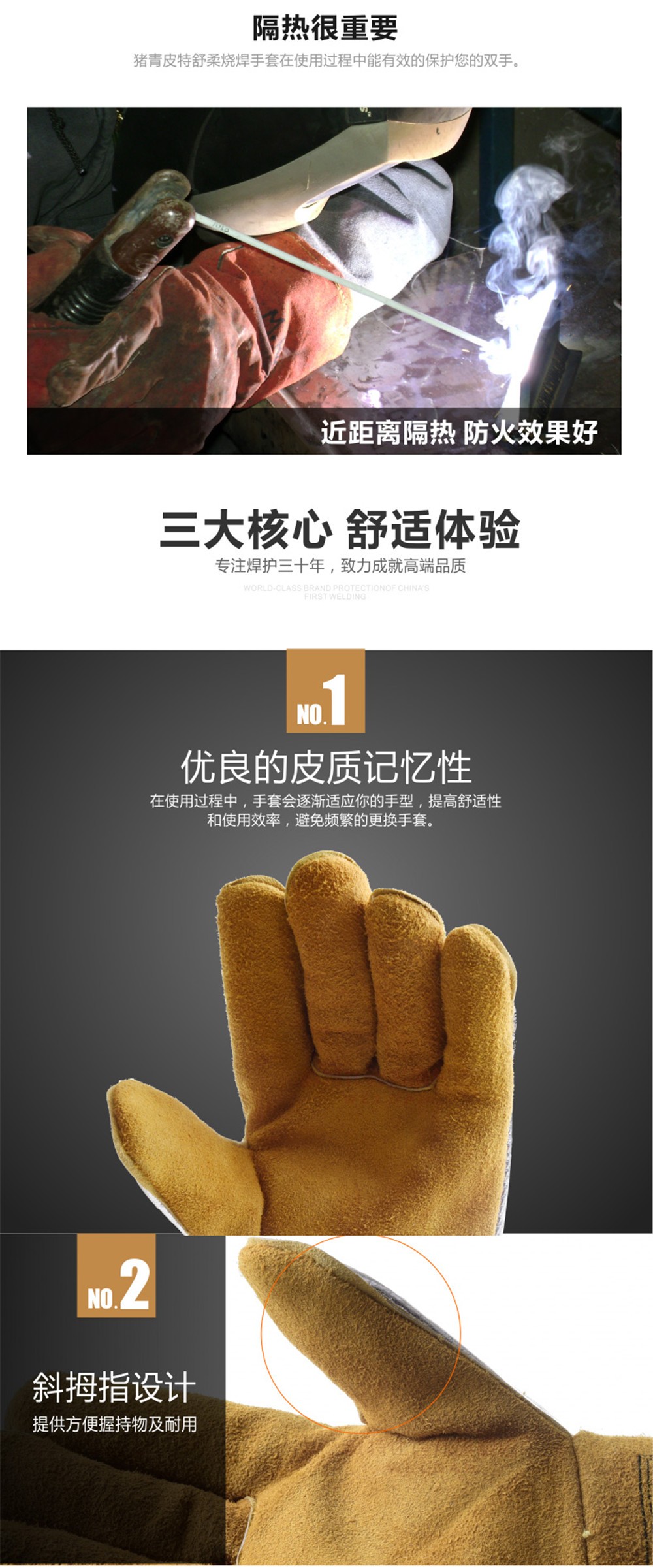 威特仕10-2385-M耐高溫手套圖片5