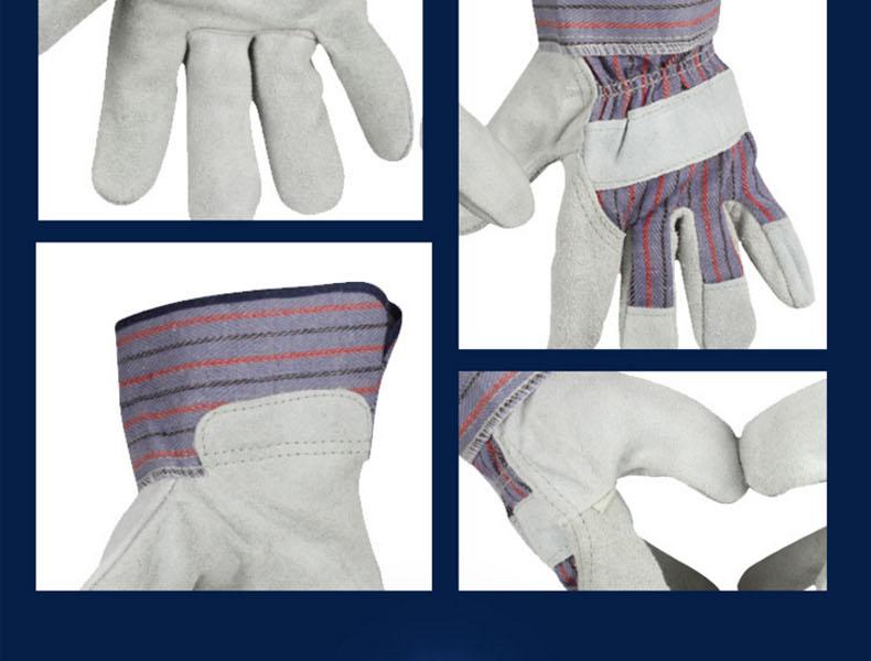 威特仕10-2215-L牛二層皮勞保手套圖片11