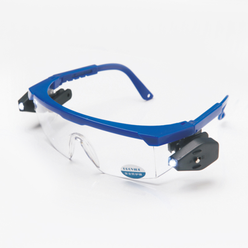以勒9988D側翼LED照明防護眼鏡圖片