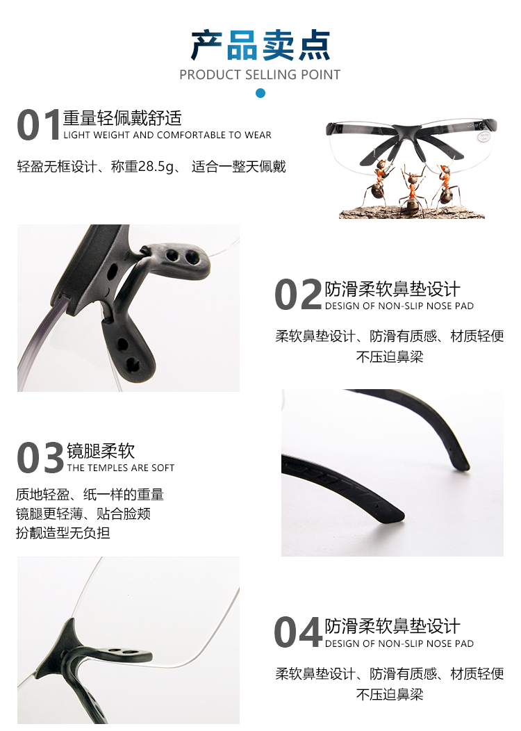 星工XGY-7抗沖擊防飛濺護目鏡圖片3