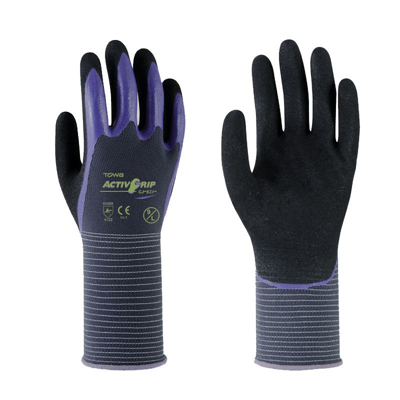 TOWA521丁腈涂層耐磨防割勞保手套圖片