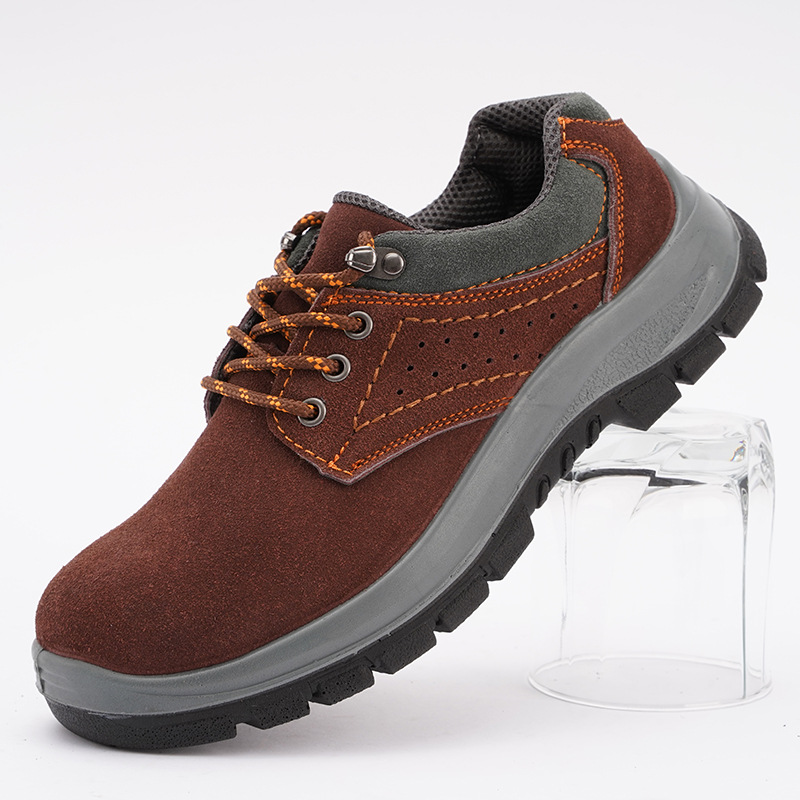 巴盾267-022低幫牛皮透氣安全鞋圖片1