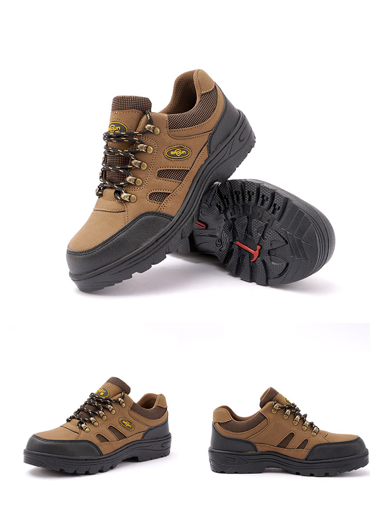 巴盾282-01低幫超纖皮防砸防刺穿安全鞋圖片1