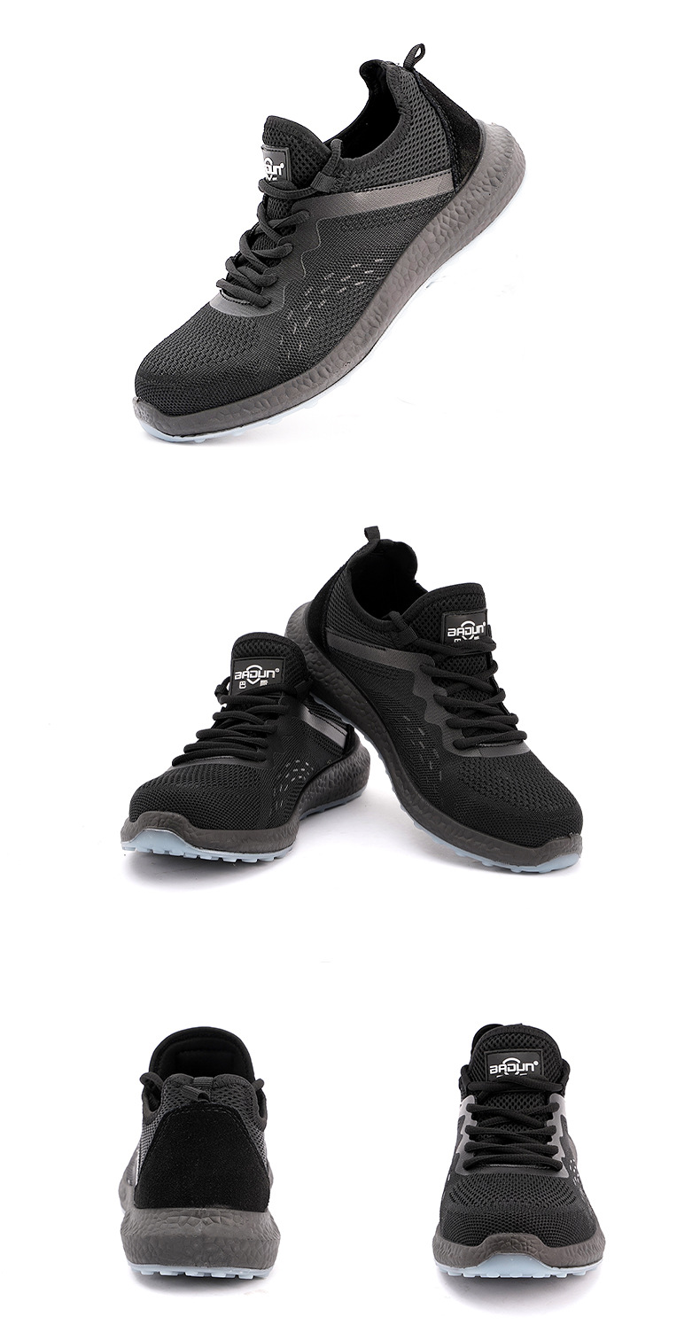 巴盾6503輕便透氣工地防砸安全鞋圖片2