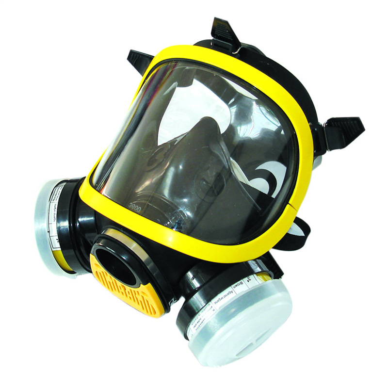 雙球MFT4雙濾盒全面罩防毒面具圖片
