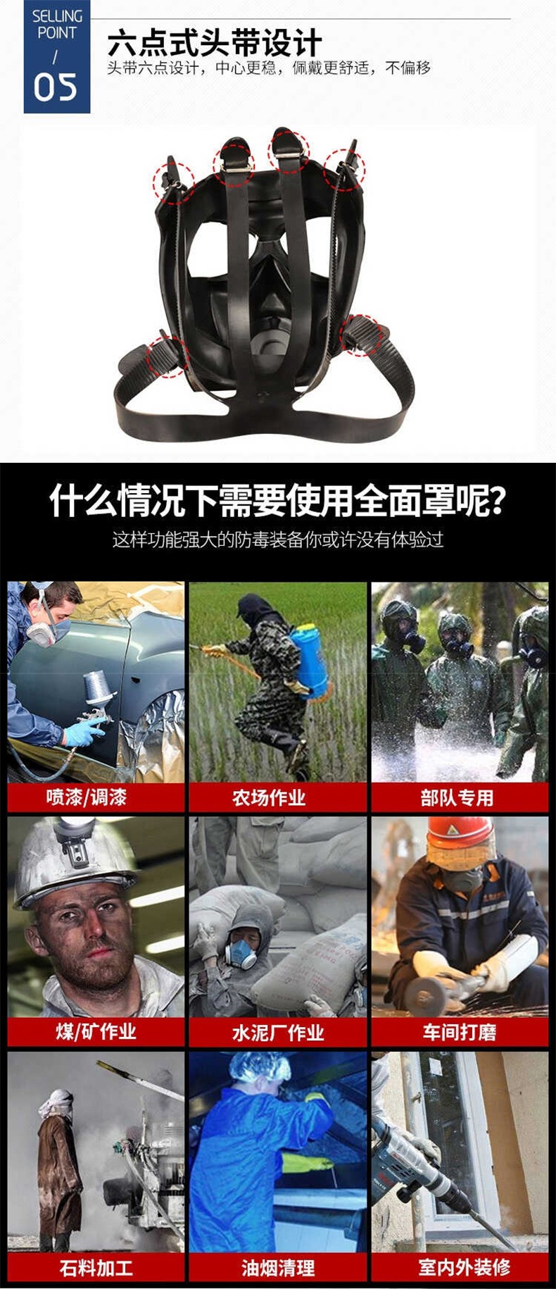 普達 FD-4003防毒全面罩圖片4