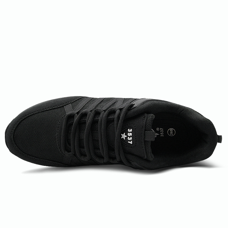 3537黑色訓練耐磨戶外輕便勞保鞋