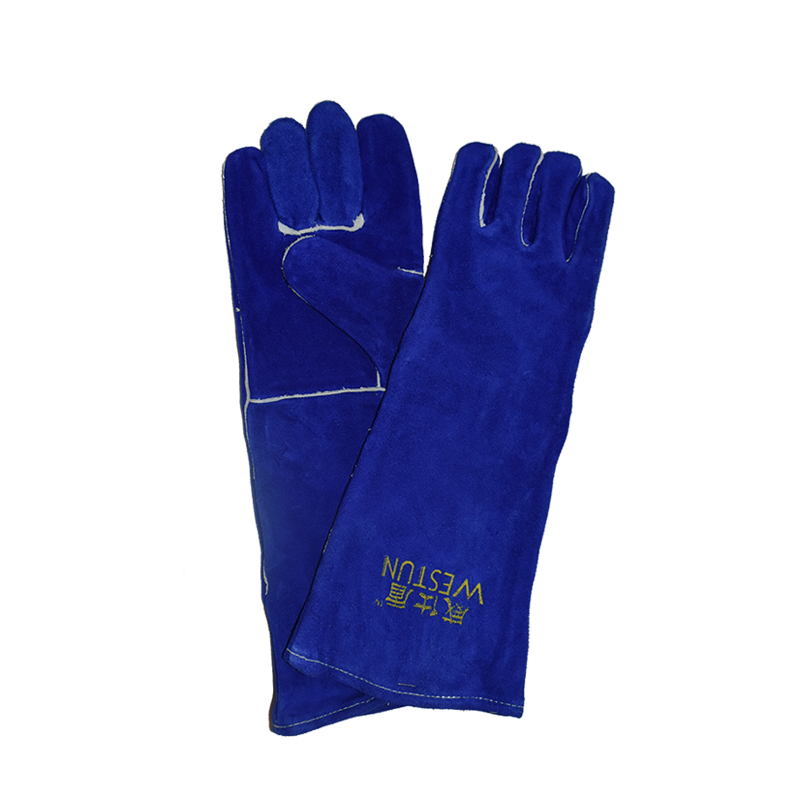 威仕盾G-2054寶藍(lán)色18寸電焊手套圖片