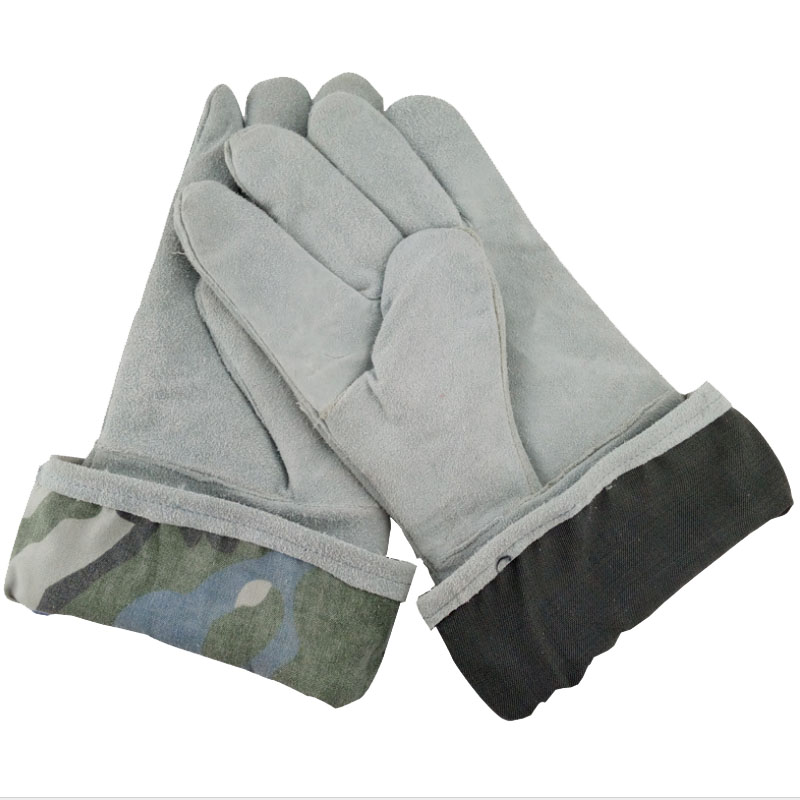 威仕盾G-1649灰色斷背電焊手套圖片1