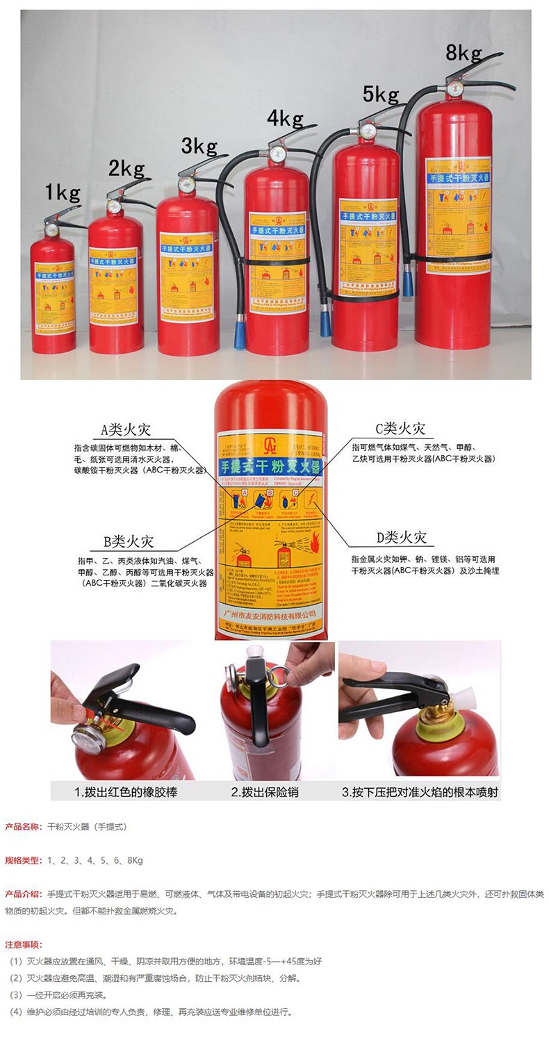 友安科技2KG干粉滅火器圖片