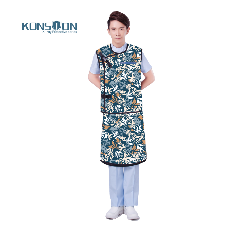 康仕盾LF004B分體雙面式無袖無鉛防護衣圖片