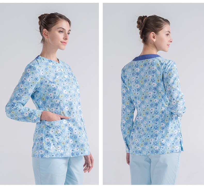 樂倍康NC156花雨長袖護士服圖片3
