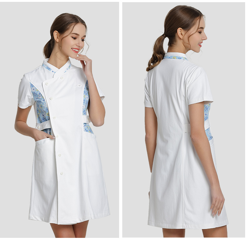 樂倍康NA125花雨短袖護士裙圖片2