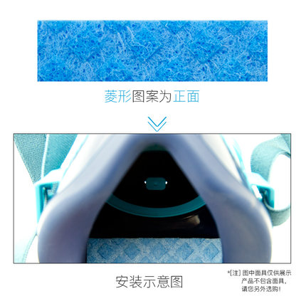 興研電動(dòng)面具配件D型吸水棉圖片