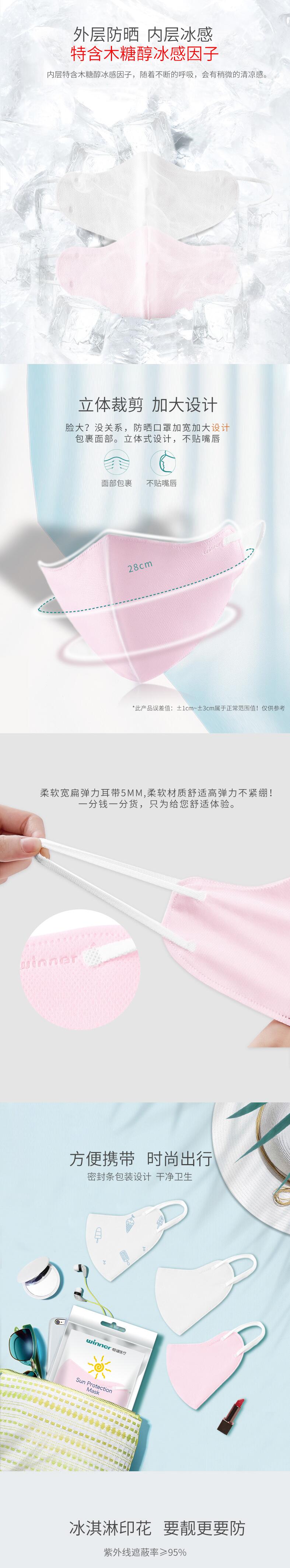 穩健604-008450一次性防曬防塵口罩圖片3