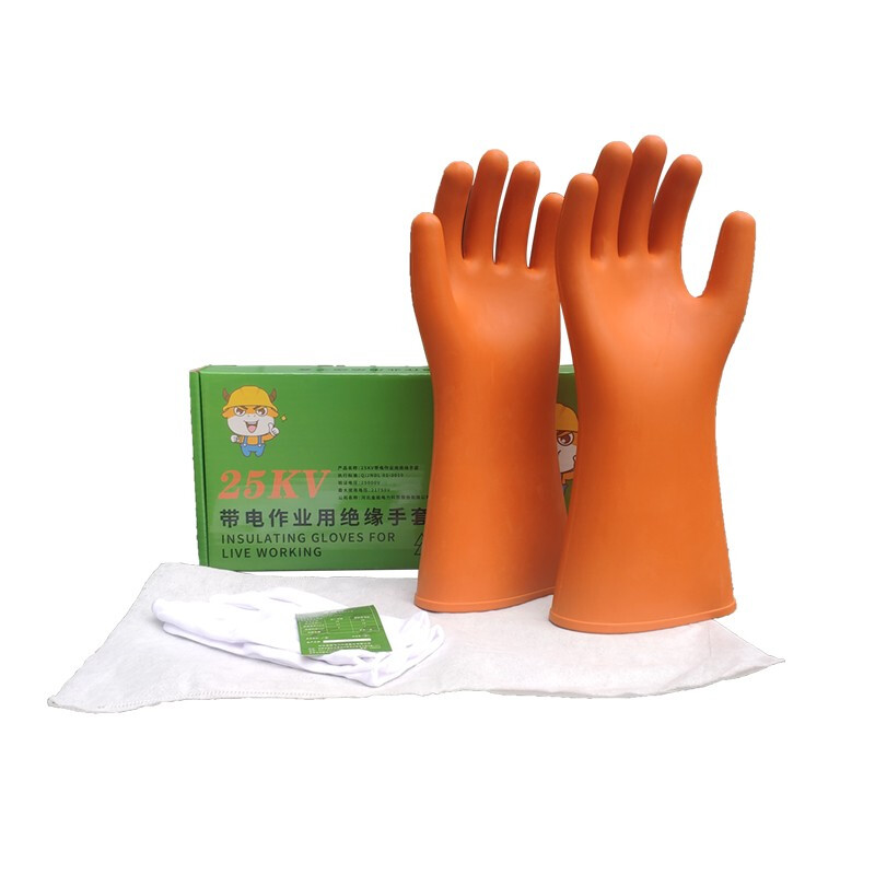 金能電力高壓25kv橡膠絕緣手套圖片