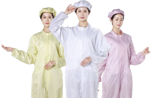 防靜電工作服的標準圖片
