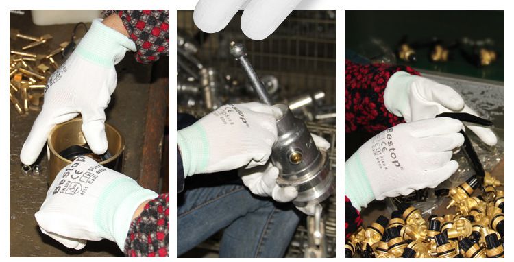 bestop倍護B809-W白色防滑耐磨勞保手套圖片5