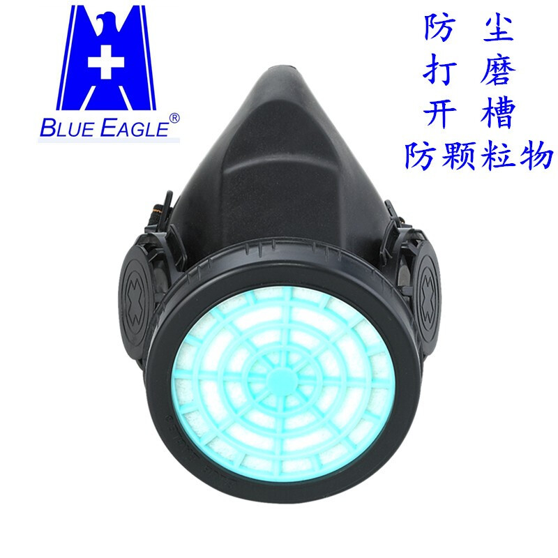 藍(lán)鷹NP303橡膠單濾盒半面罩防毒面具圖片