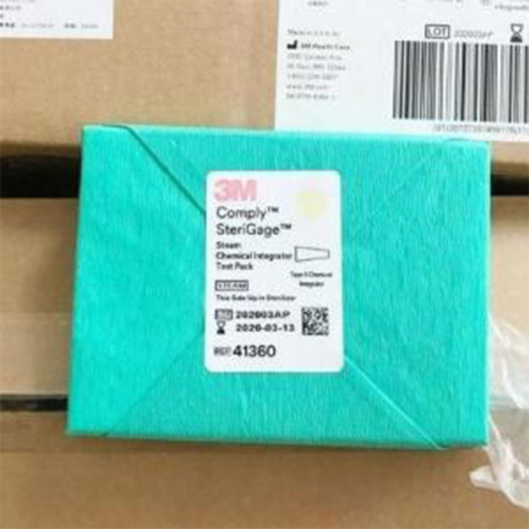 3M41360蒸汽滅菌化學測試包圖片1