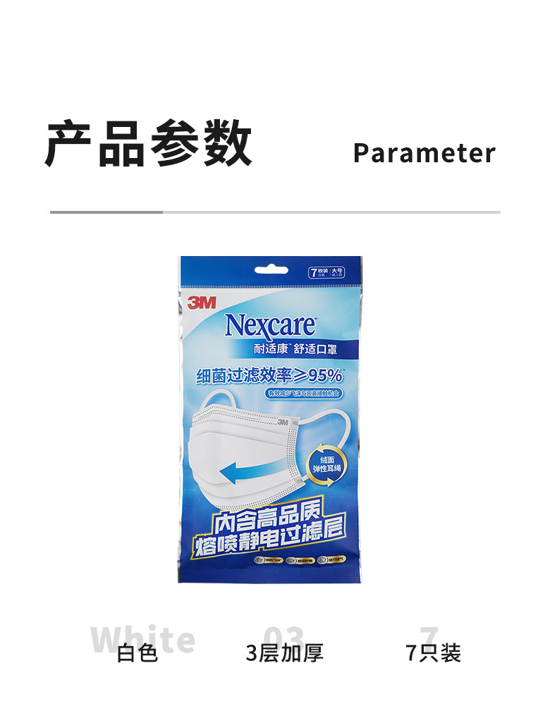 3M7660+耐適康一次性口罩圖片9
