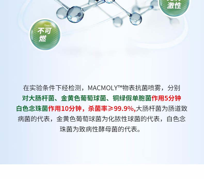 霍尼韋爾MACMOLY小7物表抗菌噴霧11