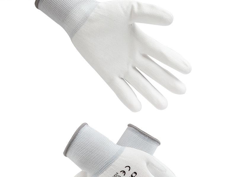 恒輝PE303白色防滑耐磨勞保手套圖片2