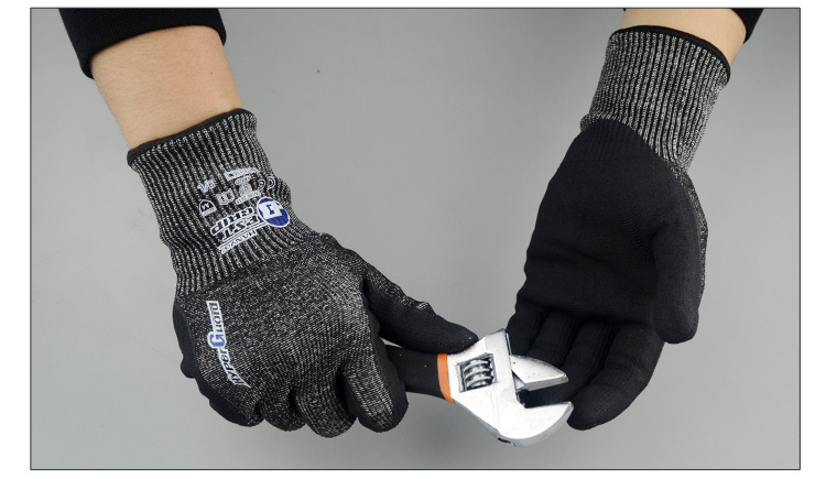 恒輝NJ3150耐磨5級加鋼絲防割手套圖片9