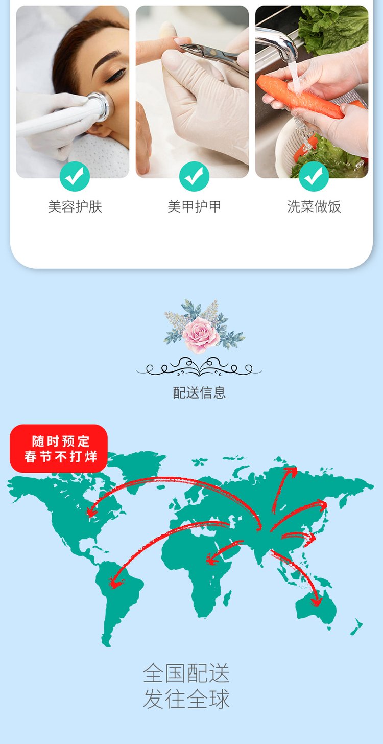 舒特一次性使用滅菌橡膠外科手套5