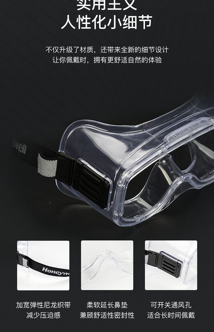 霍尼韋爾200600 LG200A透明耐刮擦護目鏡鏡片圖片10