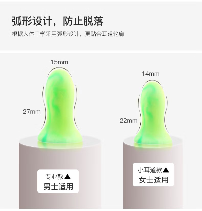 宜家依Y-6050隔音耳塞睡眠防噪音耳塞男款圖片7