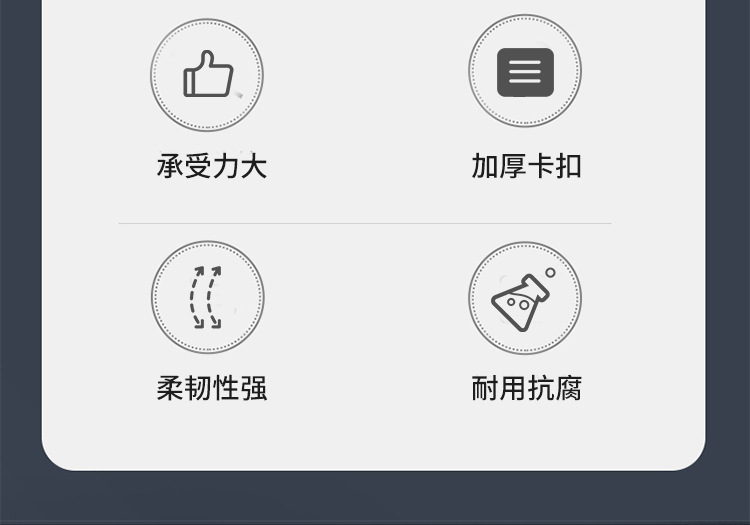 尼龍扎帶白色尼龍捆扎帶自鎖式扎帶4