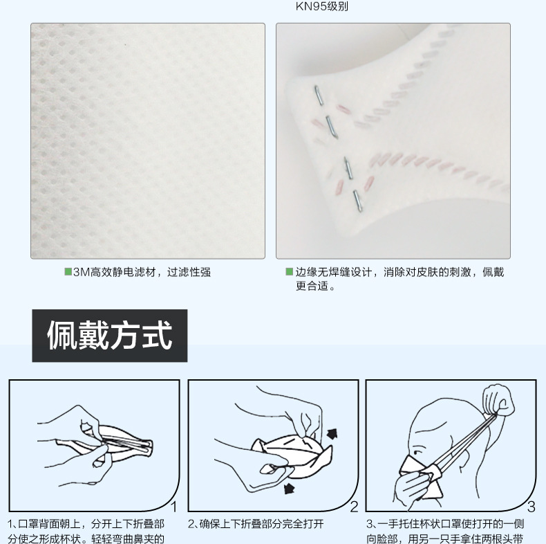 3M9334CN+防塵口罩KN95口罩6