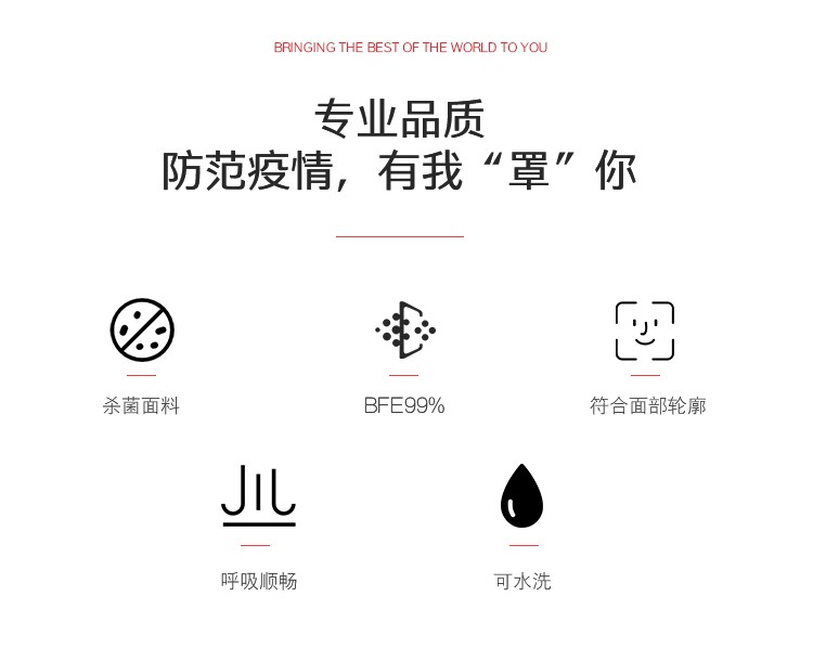 PIP 393-FCX10折疊耳帶式可水洗防塵口罩圖片2