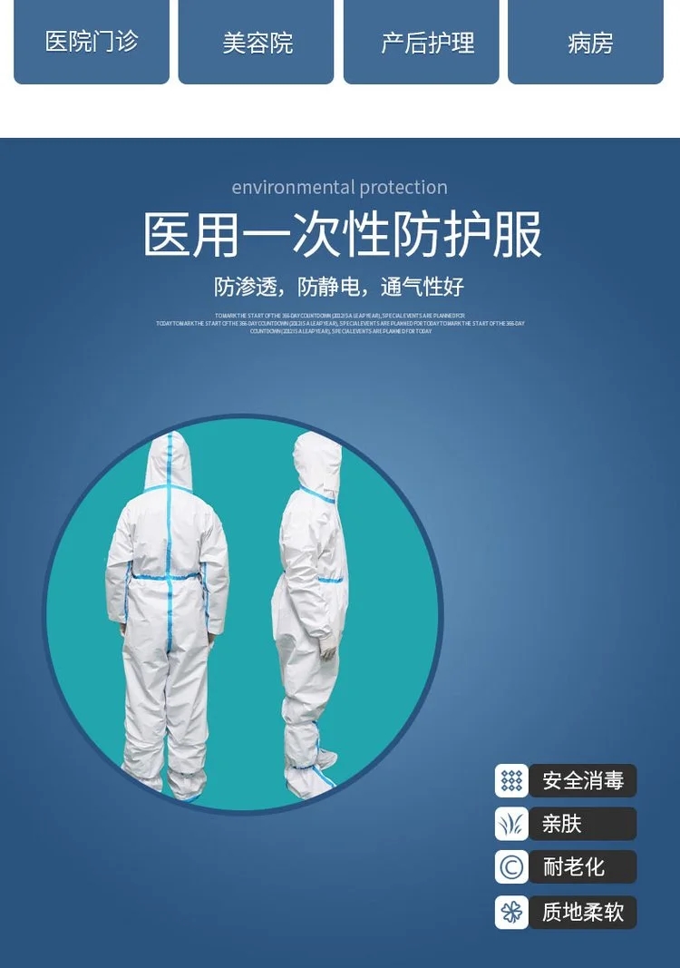 中藍一次性醫用防護服3