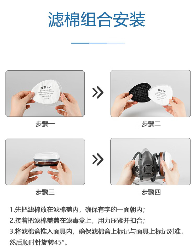 呼享8N95 KN95顆粒物濾棉4
