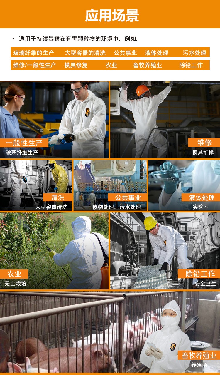 金佰利98801 KLEENGUARD A36白色連體防護(hù)服M圖片7