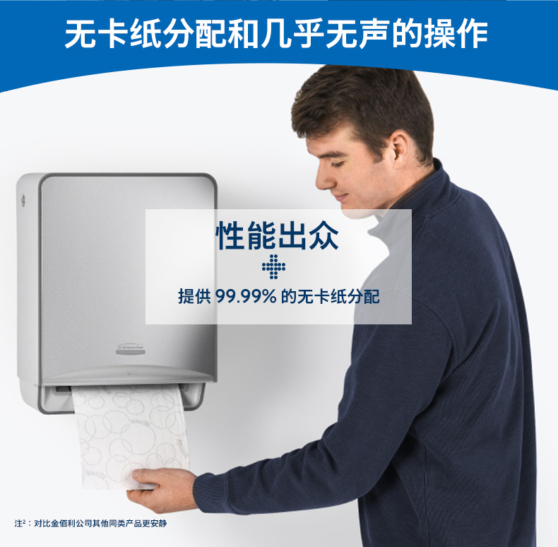 金佰利53940皓月自動感應(yīng)擦手紙出紙機圖片5