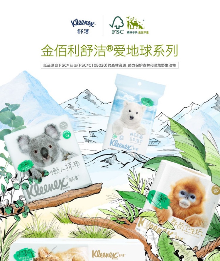 金佰利0564-10 Kleenex舒潔擦手紙圖片1