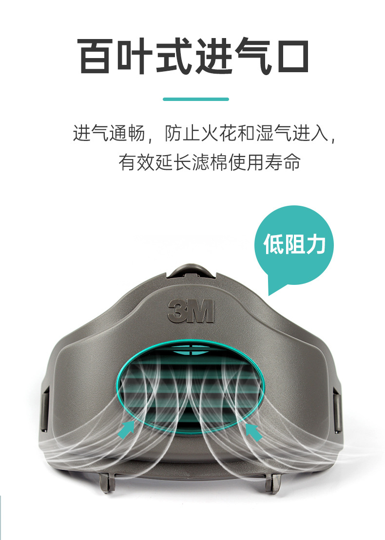 3M3270防塵面具煤礦KN95口罩5