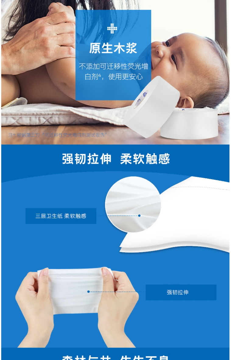 金佰利8668-00舒潔三層大卷衛生紙圖片4