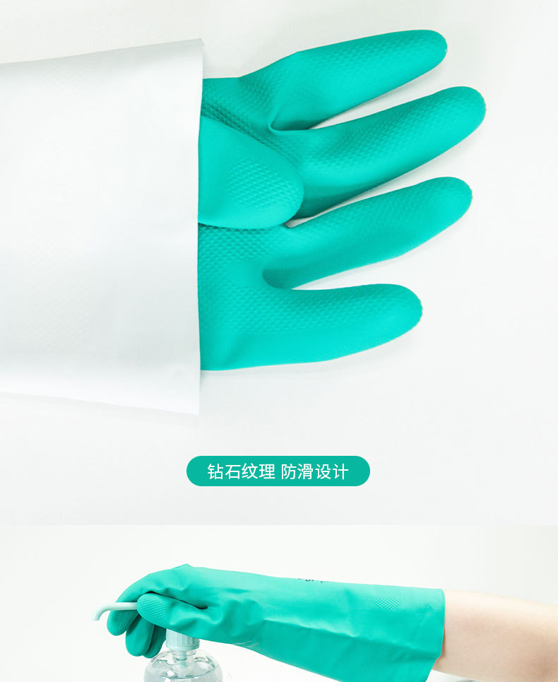 麥迪康1159B防水防滑耐磨丁腈防化手套7圖片8