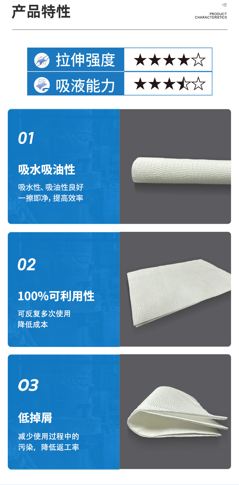 捷易明FA140無塵擦拭紙Dupont杜邦多用途工業(yè)擦拭布4