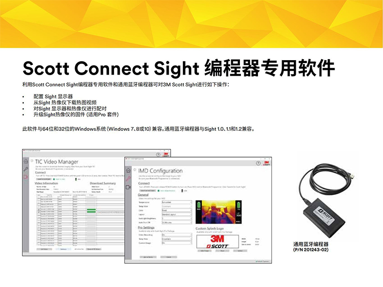 3M SCOTT SIGHT PRO免手持面罩式紅外熱像儀升級版4