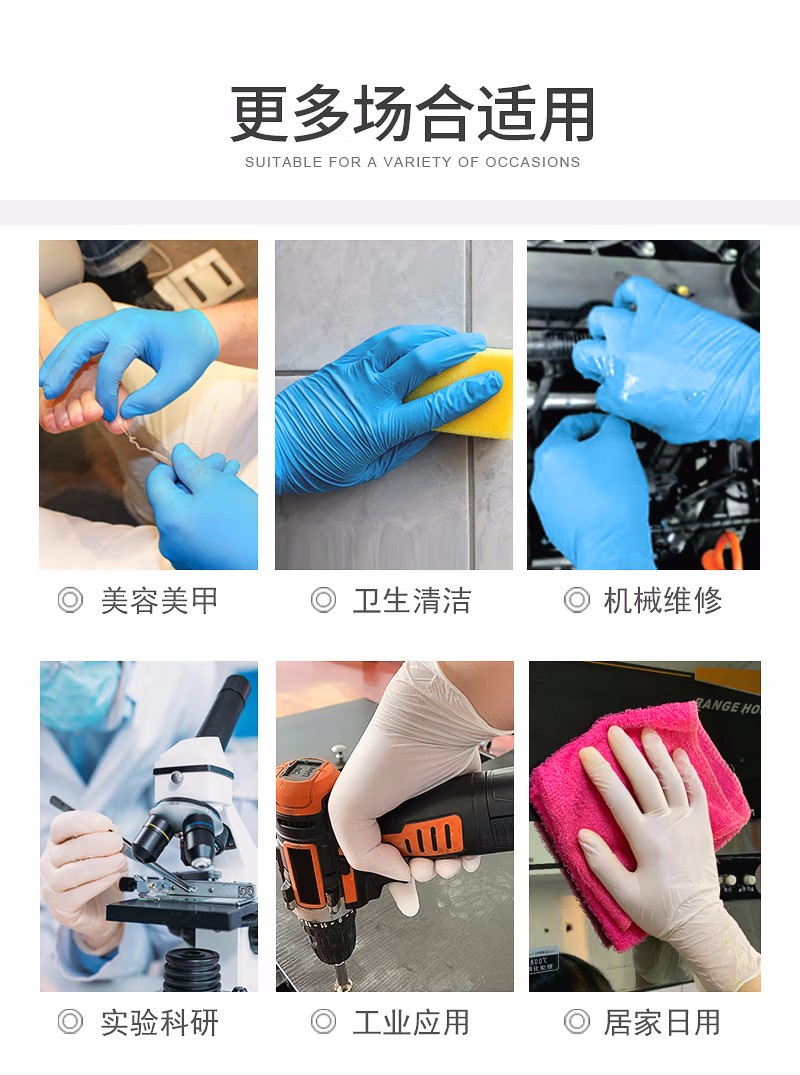 塞莫詩L907MW高彈性加厚耐用乳膠手套圖片17