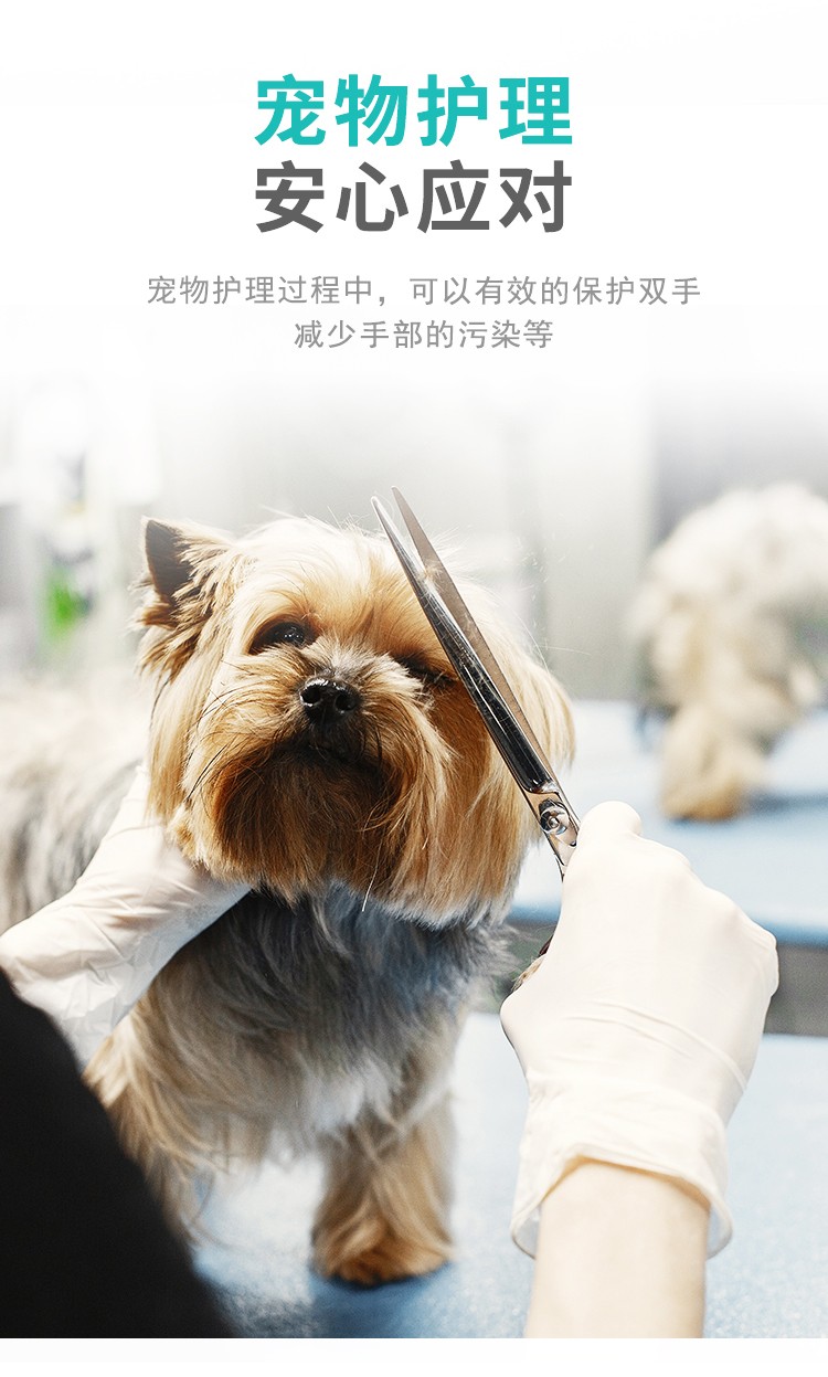 塞莫詩LM903MW一次性醫用橡膠檢查手套圖片10