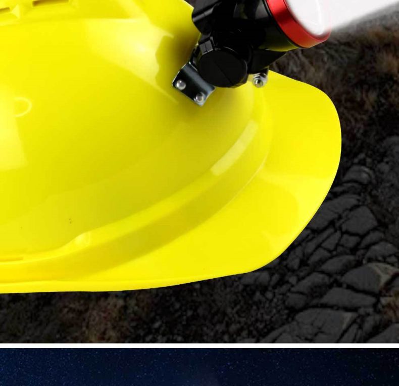 漢盾HD-HT14 ABS透氣型帶礦燈安全帽2