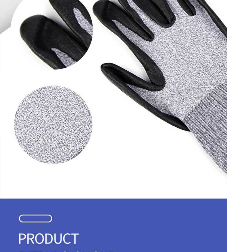 漢盾HD-GP5011氨綸丁腈涂層透氣耐磨勞保手套7