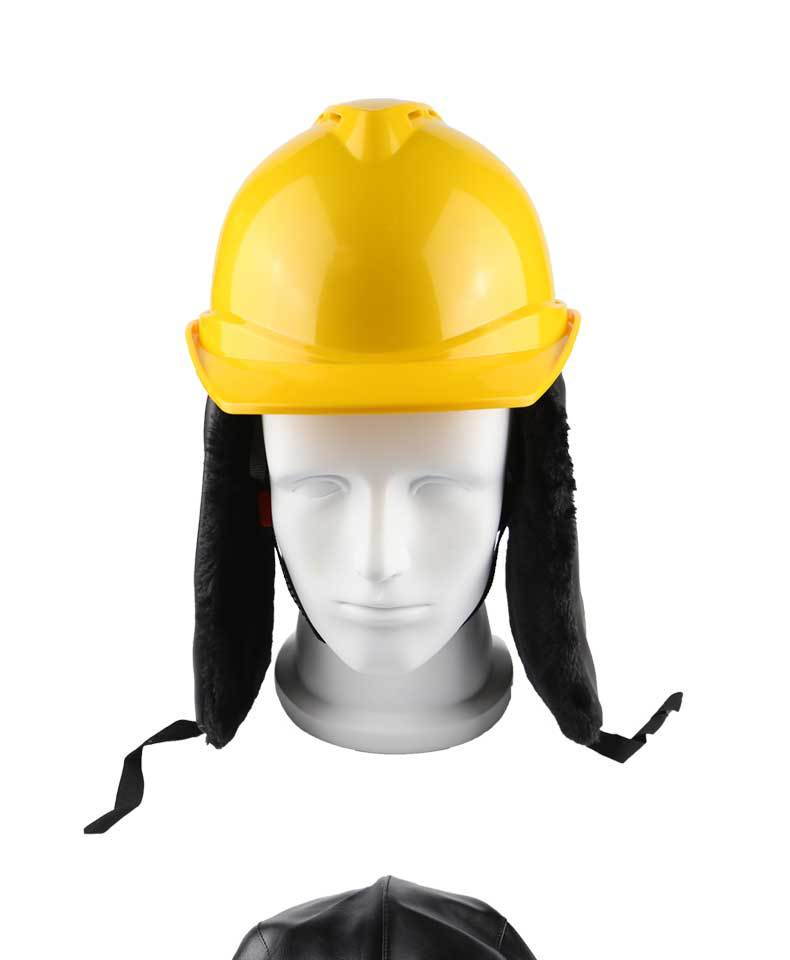 漢盾HD-HT0104皮質羊剪絨內襯防寒安全帽6